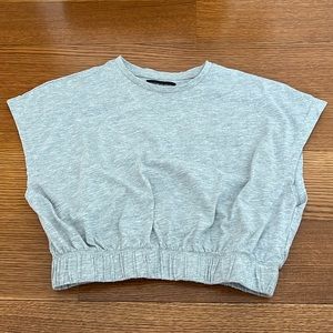 Cropped Grey Streetwear Society Shirt